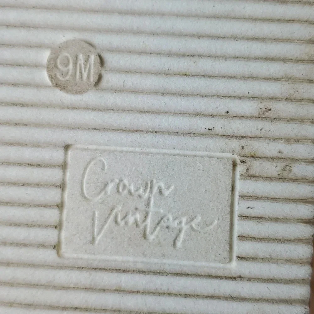 Crown Vintage Bonire Wedge Ankle Strap Sandals w Embellishments Sz9W - Picture 6 of 7